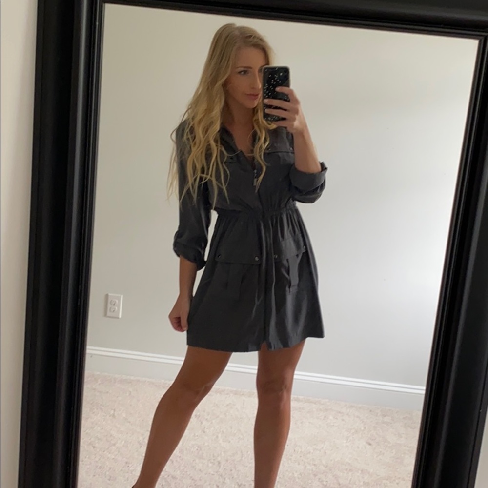 Professional Olive Dress